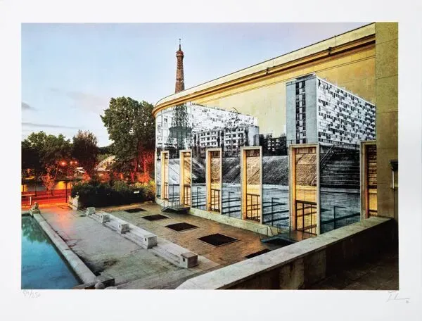 Illustration numéro 2 du produit JR : Palais de Tokyo - Lithographie originale signée