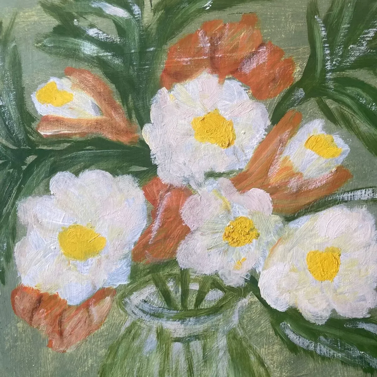 Illustration numéro 2 du produit Bouquet de fleurs peint par un dénommé Giacomo