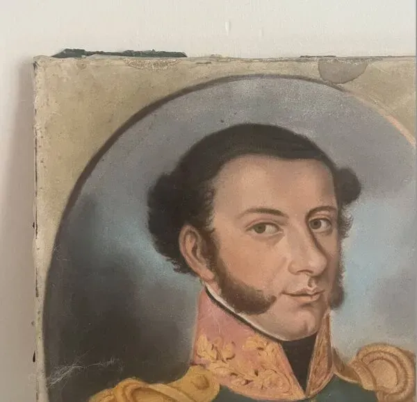 Illustration numéro 2 du produit Portrait d’officier - École Allemande, vers 1820