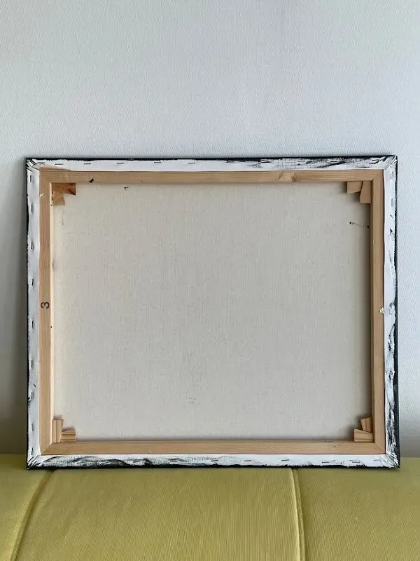 Illustration numéro 2 du produit Tableau peinture acrylique « Falaises dans la nuit »