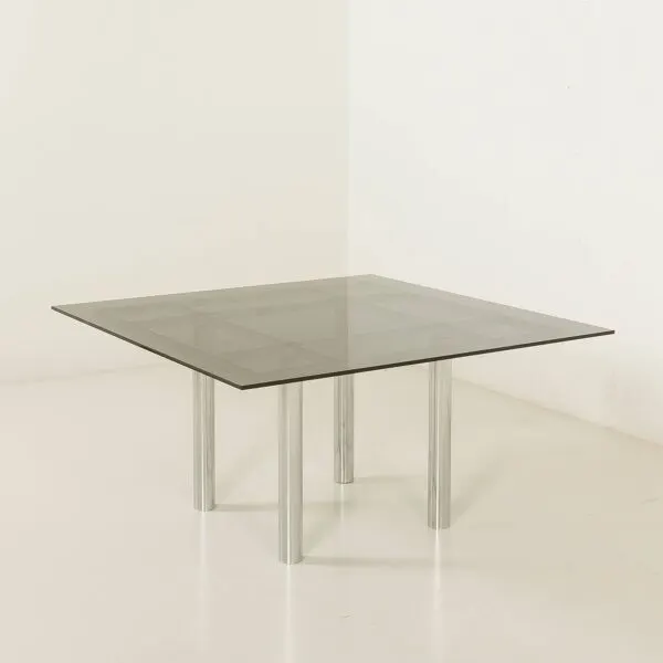 Illustration numéro 2 du produit Table à manger Andre par Tobia Scarpa pour Knoll, Italie, années 1970.