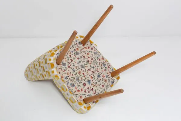 Illustration numéro 2 du produit Chaise Shell jaune moutarde du milieu du siècle, 1960s