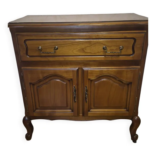 Illustration numéro 2 du produit Meuble TV style classique avec tablette coulissant