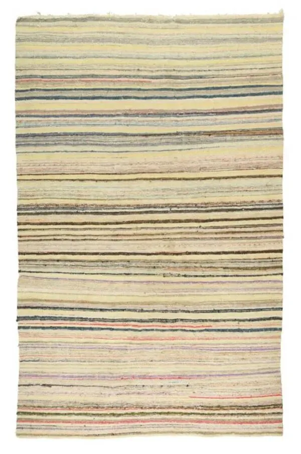 Illustration numéro 2 du produit Tapis Kilim vintage anatolien Usak - 285 cm x 180 cm