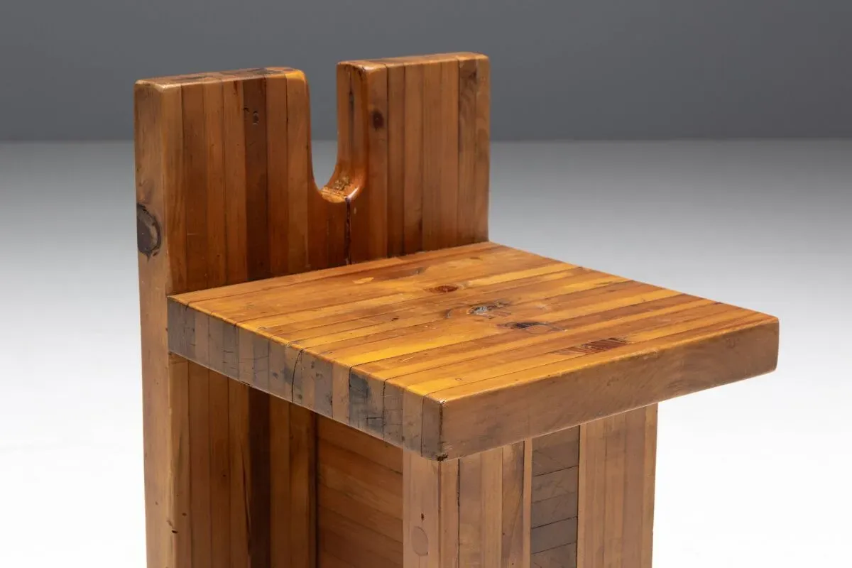 Illustration numéro 2 du produit Tabourets sesc par lina bo bardi pour sesc pompeia, brésil, 1970s