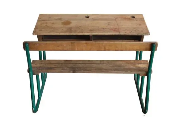 Illustration numéro 2 du produit Bureau d'écoliers deux places