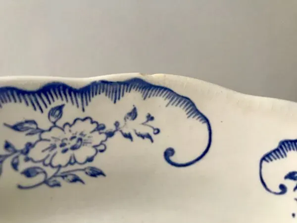 Illustration numéro 2 du produit Ravier digoin sarreguemines modèle ''cordoue'' années 40-50