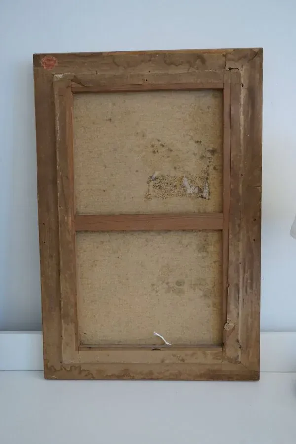 Illustration numéro 2 du produit Peinture école française du XXe siècle ''Abside de cathédrale