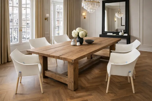 Illustration numéro 2 du produit Lot de 6 chaises Dr. No de Philippe Starck pour Kartell