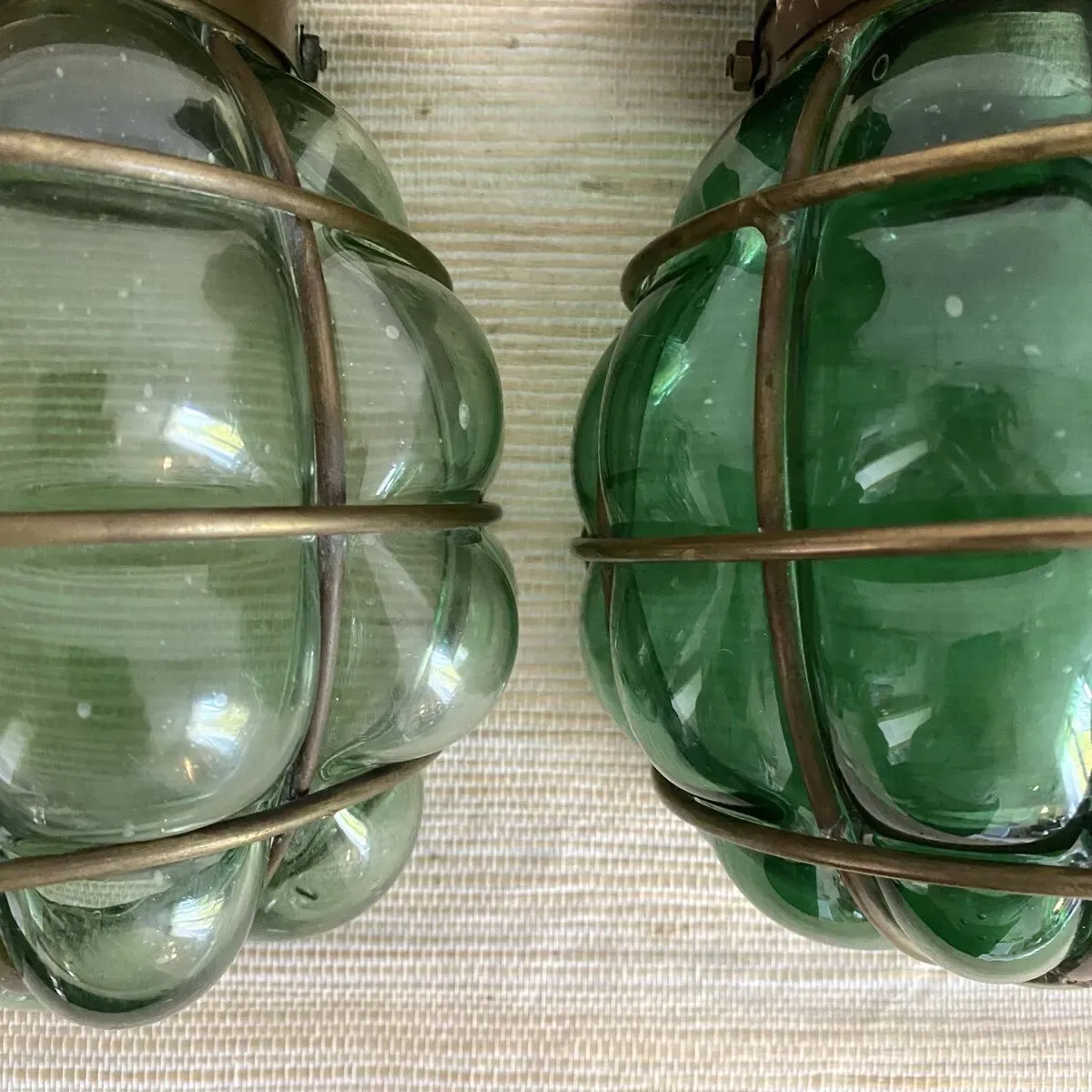 Illustration numéro 2 du produit Applique marine en verre soufflé