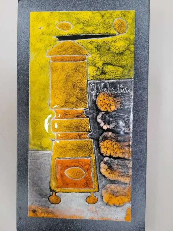 Illustration numéro 2 du produit Gilbert Valentin '' Les Archanges'' - Vallauris - Œuvre d'art signée - 427