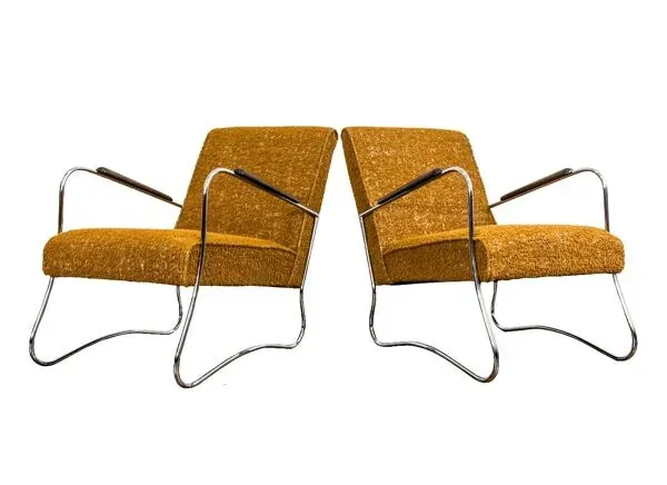 Illustration numéro 2 du produit Fauteuils de style Bauhaus, années 1950, Pologne