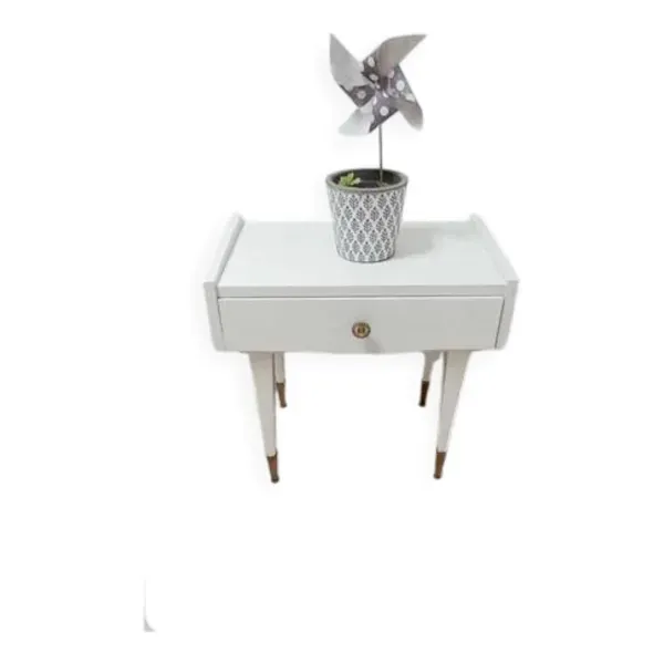 Illustration numéro 2 du produit Chevet vintage à pied compas