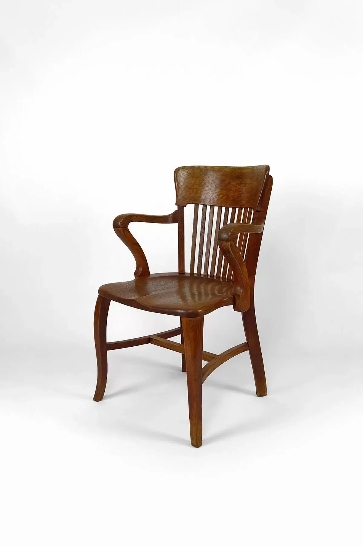 Illustration numéro 2 du produit Fauteuil de bureau américain en chêne, USA, circa 1900