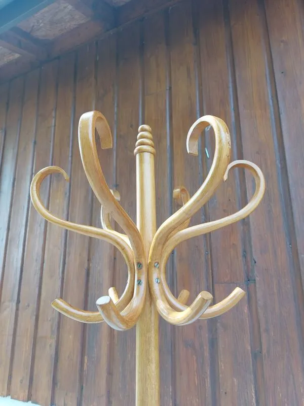 Illustration numéro 2 du produit portemanteau perroquet, bois massif