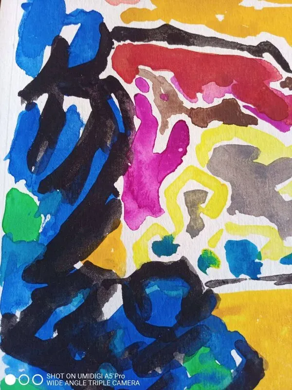 Illustration numéro 2 du produit pierre Lacroux (1909- 1993) Gouache sur papier 24 x 32 cm - de 1989 - (313)