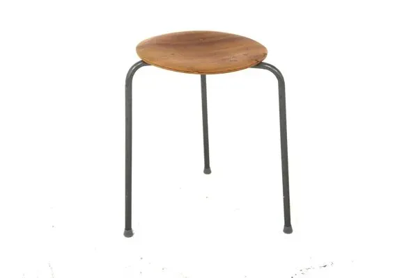 Illustration numéro 2 du produit Tabouret scandinave en teck, Suède, 1960