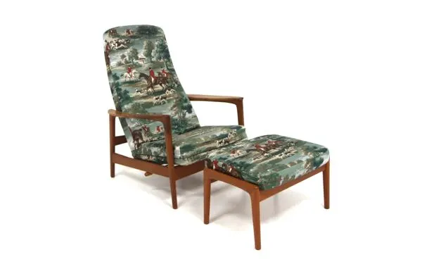 Illustration numéro 2 du produit Fauteuil scandinave ''Siesta'', Folke Ohlsson pour DUX, Suède, 1960