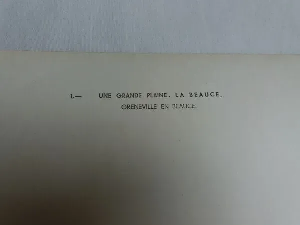 Illustration numéro 2 du produit Photographie aérienne LaPie 1958 La plaine de la Beauce Greneville en Beauce