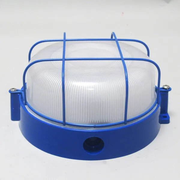 Illustration numéro 2 du produit Applique ou plafonnier industriel bleu