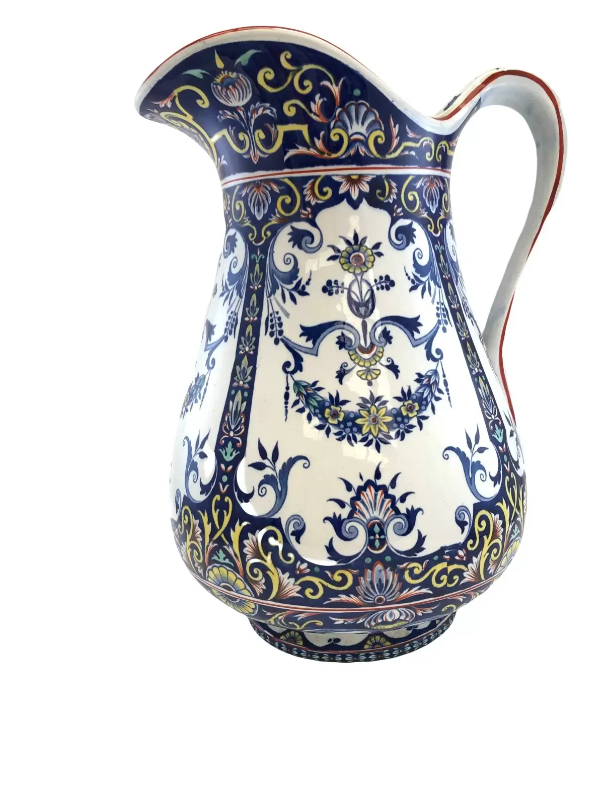 Illustration numéro 2 du produit Ensemble de toilette pichet bassine Rouen  Jules Viellard 19eme