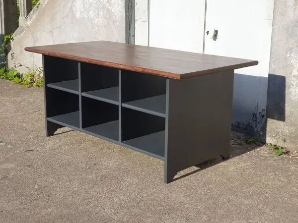 Illustration numéro 2 du produit Table basse style atelier