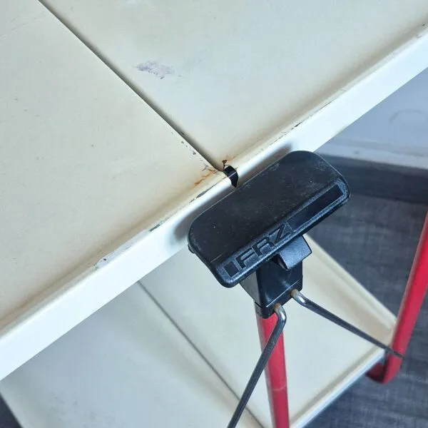 Illustration numéro 2 du produit Desserte plainte design Louis Lucien Lepoix vintage 80s