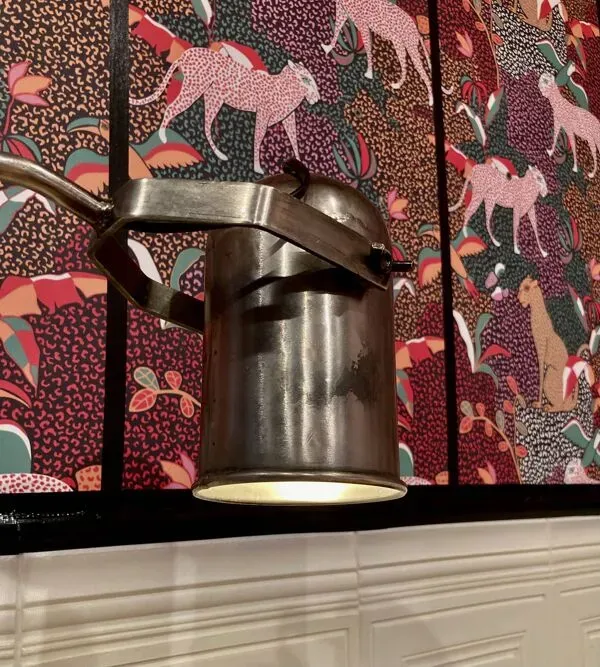 Illustration numéro 2 du produit Grande lampe industrielle modulable Design 1960.