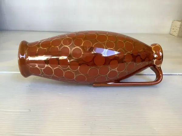 Illustration numéro 2 du produit Vase marron et doré Germany