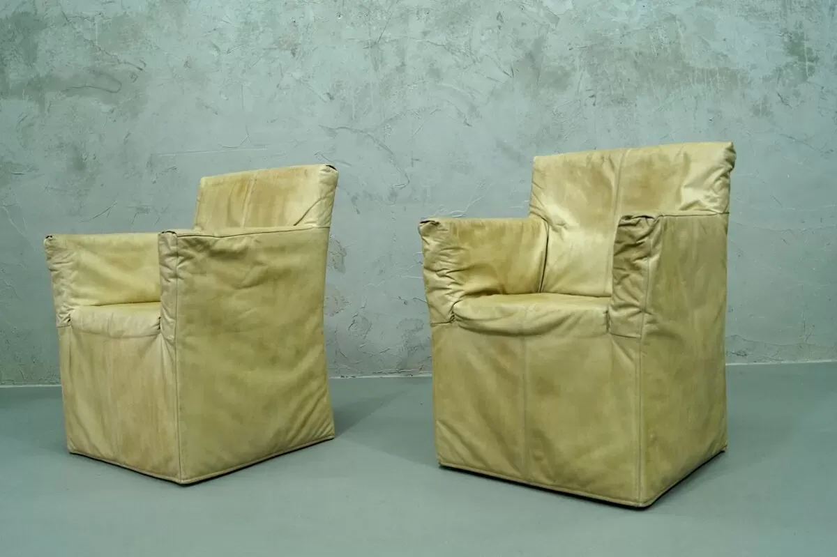 Illustration numéro 2 du produit Paire de fauteuils de Gerard van den Berg pour Montis, années 1970