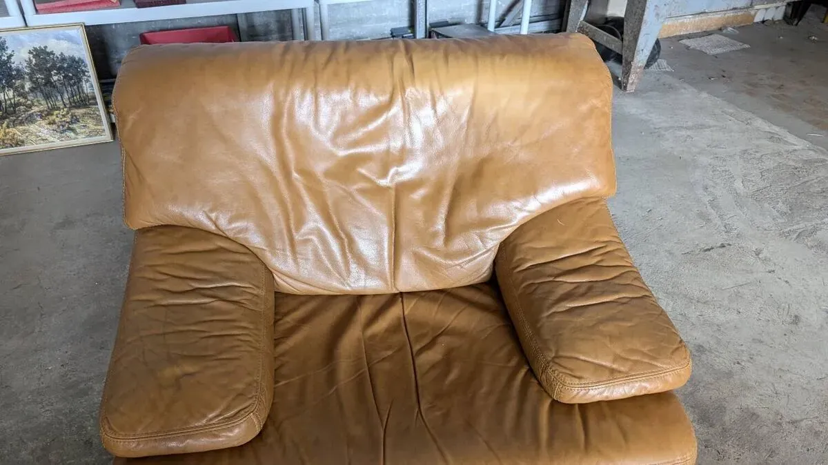 Illustration numéro 2 du produit Canapé cuir design