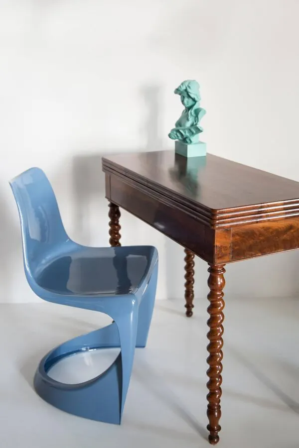 Illustration numéro 2 du produit Chaise Mid Century Bleu Cado, Steen Østergaard, Europe, 1960s