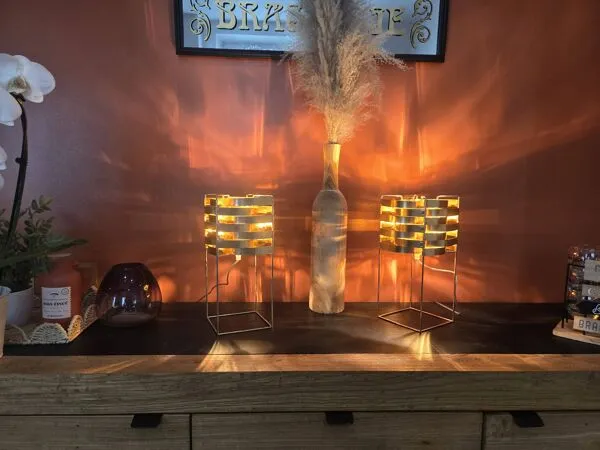 Illustration numéro 2 du produit Paire de lampes max sauzé – ekilux – design vintage métal laiton