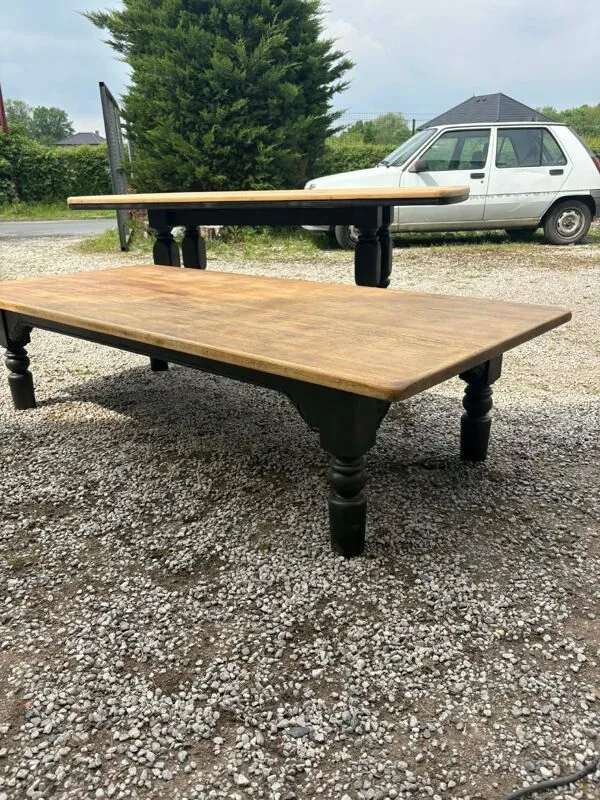 Illustration numéro 2 du produit Grande table basse en bois