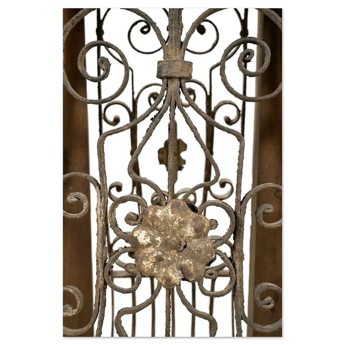 Illustration numéro 2 du produit Sellette en bois et acier