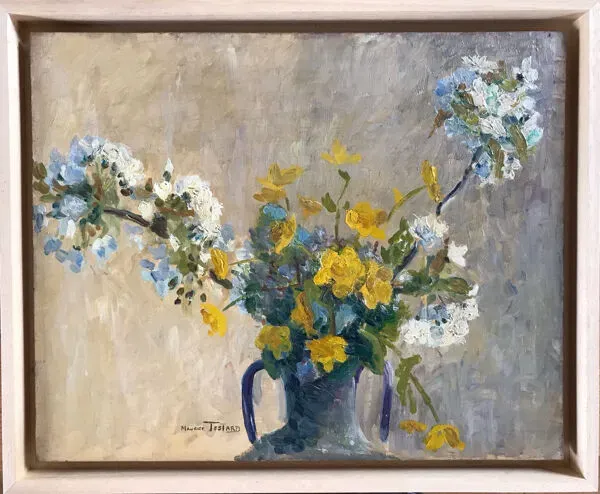 Illustration numéro 2 du produit Huile sur panneau de maurice testard ,1880-1969.bouquet