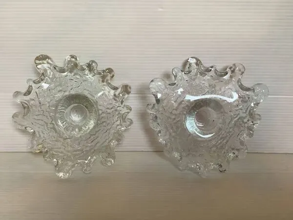 Illustration numéro 2 du produit Duo de bougeoirs forme libre par Uno Westerberg pour Pukeberg Scandinave