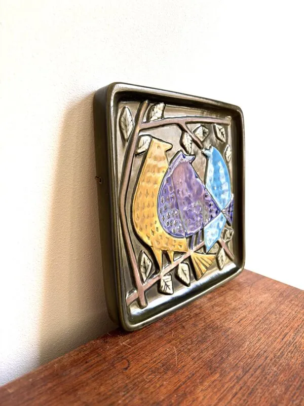 Illustration numéro 2 du produit Lisa Larson Gustavsberg - Plaque murale suédoise vintage – Céramique s