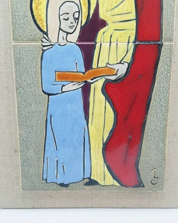 Illustration numéro 2 du produit Tuiles montées Sainte Anne - Jeanne Lévêque