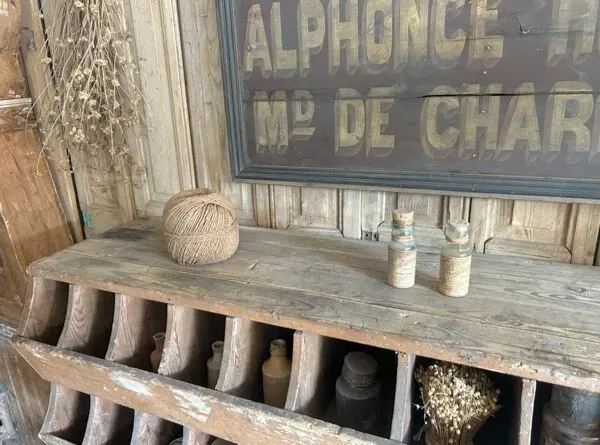 Illustration numéro 2 du produit Ancien meuble grainetier à casiers