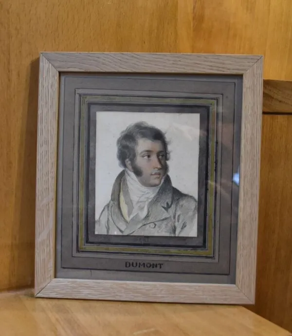 Illustration numéro 2 du produit Dessin, portrait de jeune homme, École française vers 1820