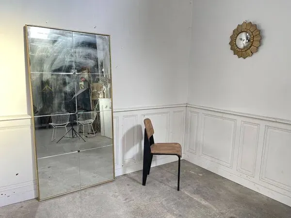 Illustration numéro 2 du produit Grand miroir de brasserie 1950