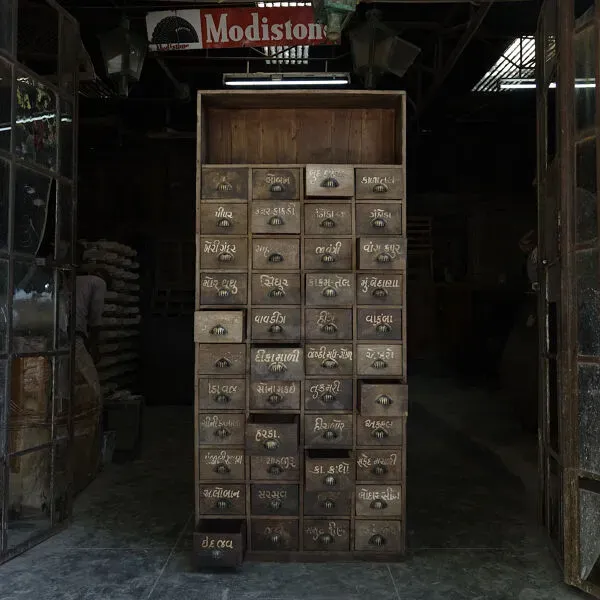 Illustration numéro 2 du produit Meuble de métier à tiroirs