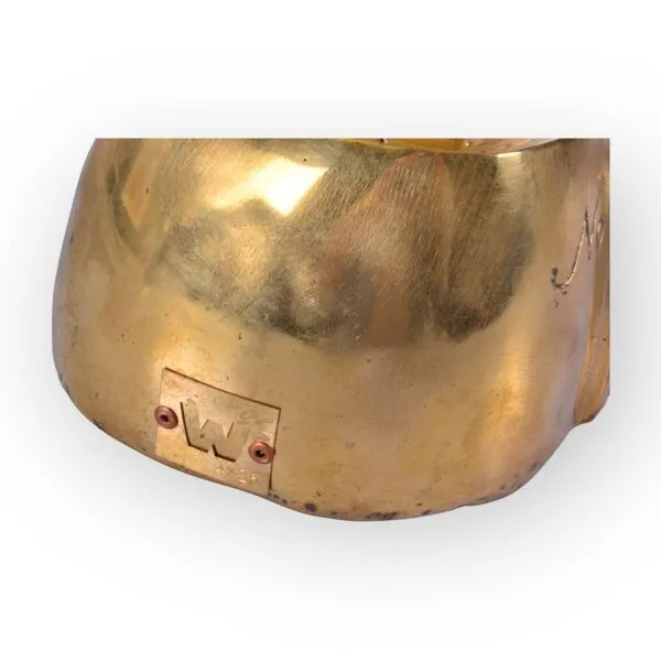 Illustration numéro 2 du produit S'il vous plaît, aimez-moi - Sculpture en bronze patiné or par Andreas Wargenbrant 4/25