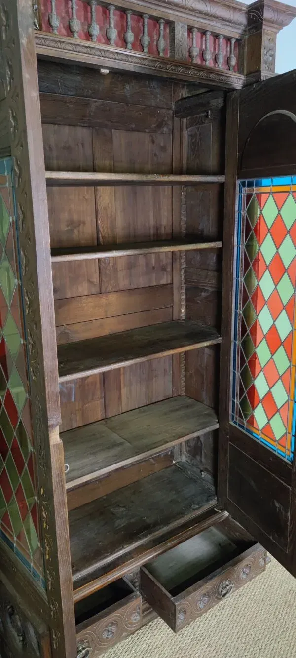 Illustration numéro 2 du produit Bibliothèque en chêne 1900