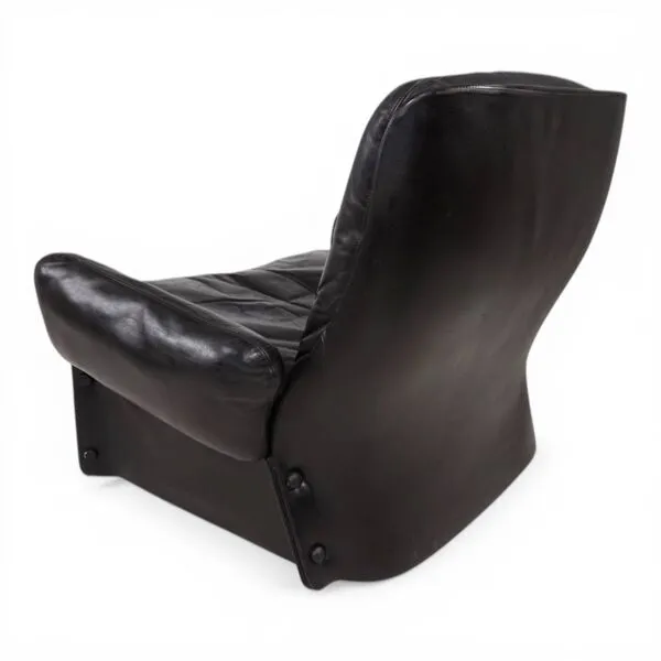 Illustration numéro 2 du produit Fauteuil en cuir Carl Straub, 1970
