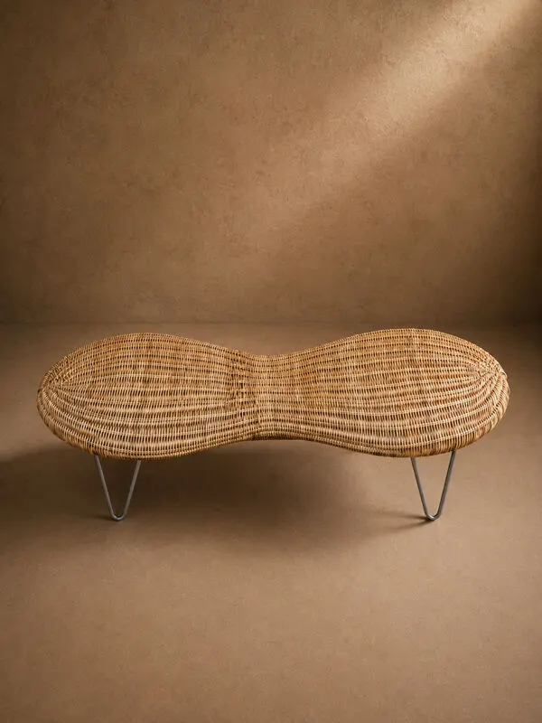 Illustration numéro 2 du produit Banc Peanut IKEA vintage circa 1980