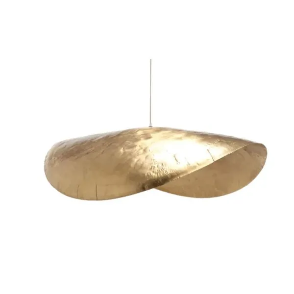 Illustration numéro 2 du produit Suspension Brass 96 – Gervasoni (Design Paola Navone) – Laiton Mat – 120 cm
