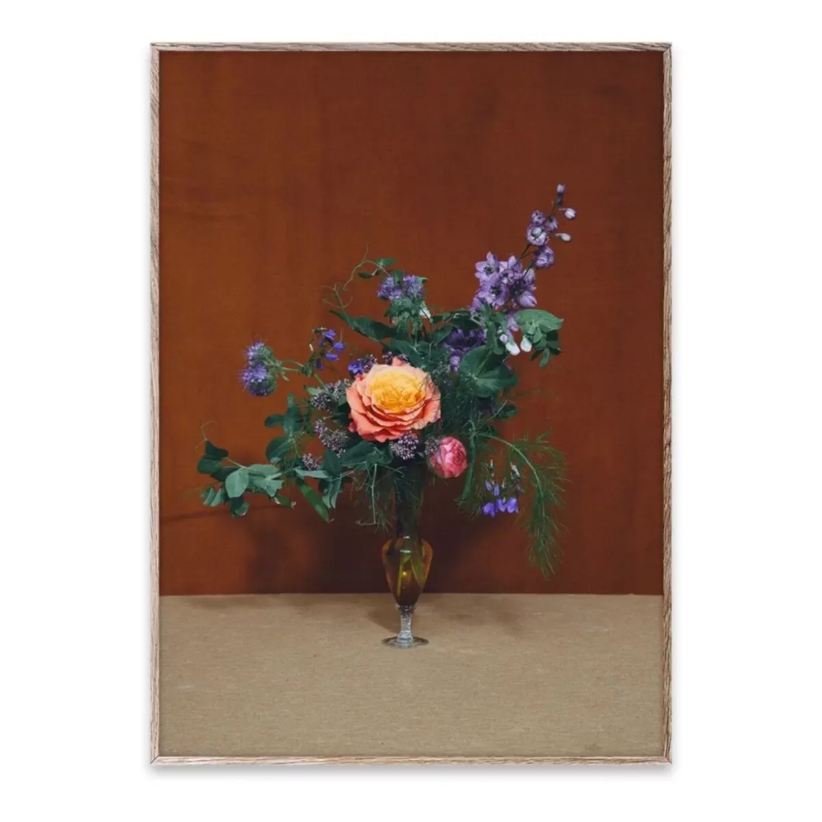 Illustration numéro 2 du produit Tableau blomst 08 marron