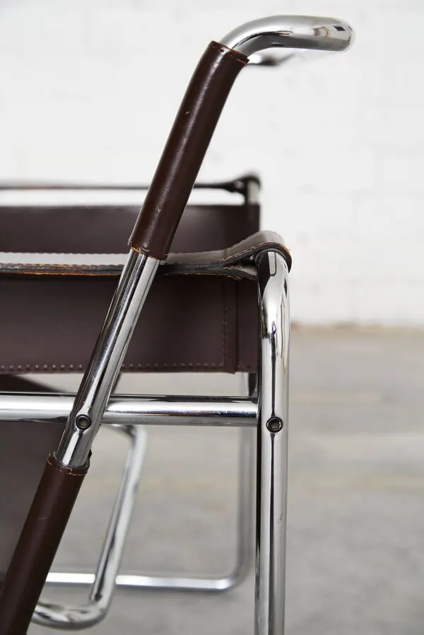 Illustration numéro 2 du produit Chaise Wassily par Marcel Breuer pour Knoll International